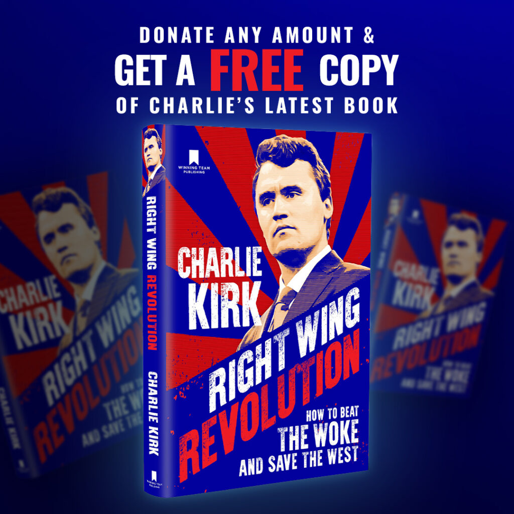Turning Point USA is excited to announce the release of the latest book by its founder, Charlie Kirk, titled "Right Wing Revolution: How to Beat the Woke and Save the West."